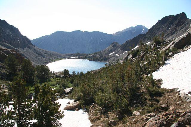 View of West Lake from Bergona Lake