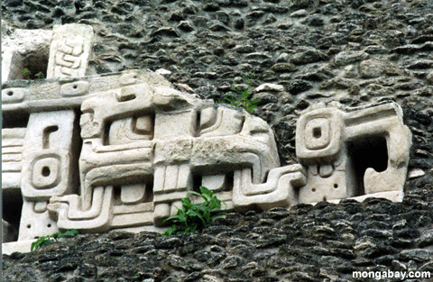 Sculpture En Mayan, Belize