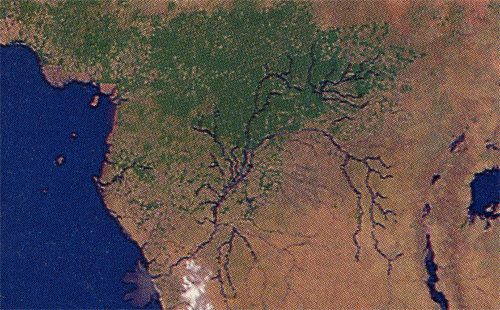 congo river map. The Congo River .
