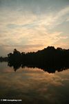 Sunrise on Evengue lagoon