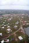 Urban expansion along the coast of Gabon