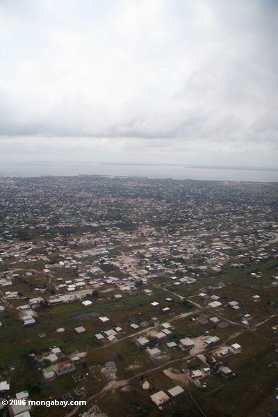 Städtische Expansion in Gabun