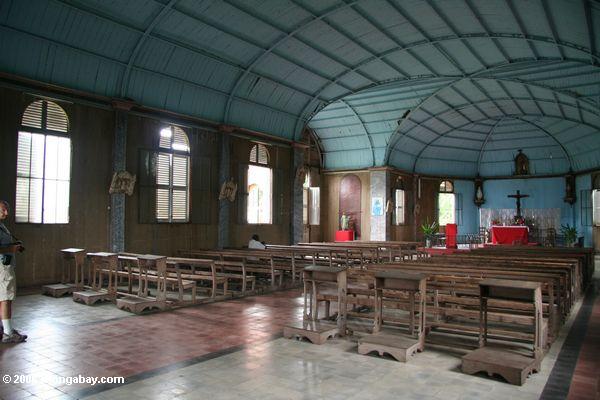 Innere Str. Anne der Kirche, eine Eisenkirche in landwirtschaftlicher Afrika