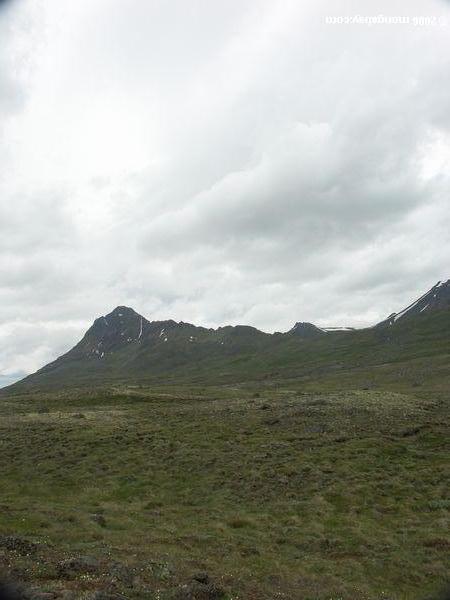 Berge in der Borgarfjordur Region