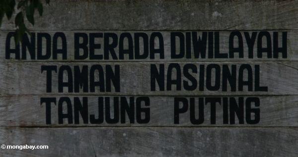 Zeichen für Tanjung Puting Nationalpark