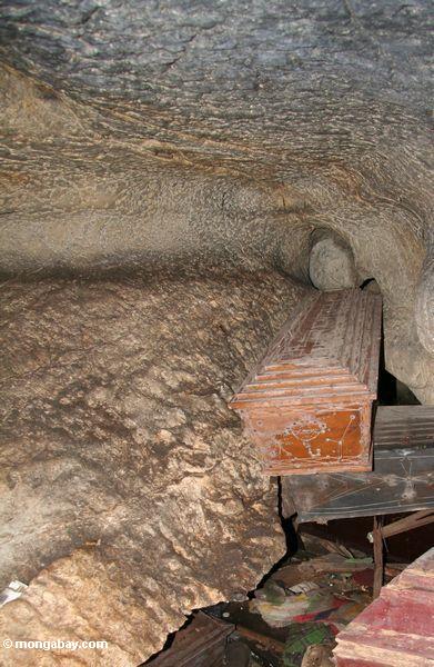 Särge in der Höhle bei Londa Nanggala