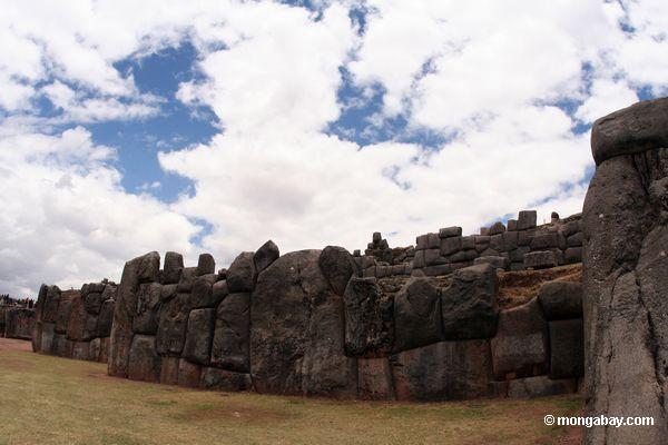 Ruinen von Sacsayhuaman außerhalb Cuzco