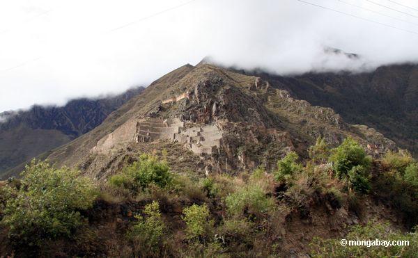 Inka Ruinen auf Weise zu Machu Picchu