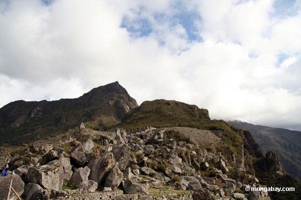 Berg bekannt als Machu Picchu