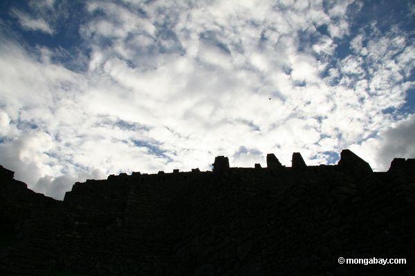 Machu Picchu Schattenbild