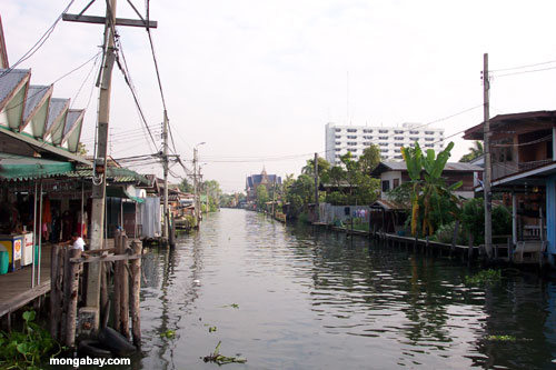 Canal in Bangkok, Thailand