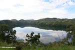 Lake Nyinambuga reflecting the sky