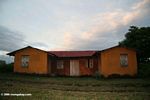 Orange house in Uganda
