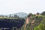 Hut on the rim of Chambura Gorge