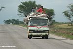 Public transport van in Uganda