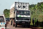 UN truck in Uganda
