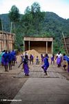 Bwindi orphans group children singing and dancing