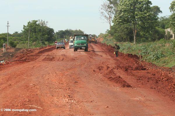 дорожного строительства в Уганде