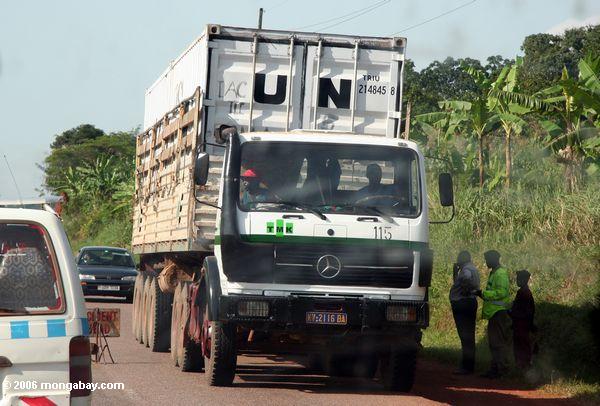 ООН грузовик в Уганде