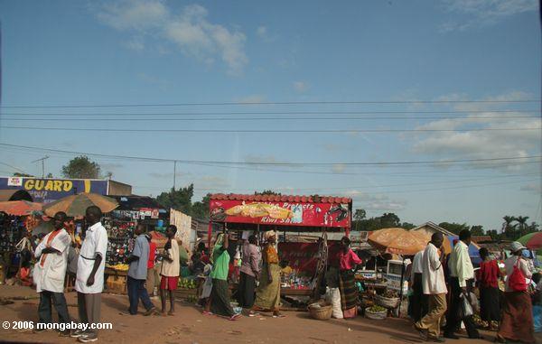 Straße in Kampala