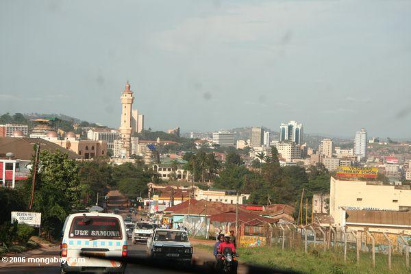 Im Stadtzentrum gelegenes Kampala