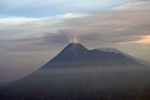 Mt. Semeru; the tallest volcano on Java; erupting (Java)