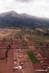 Farming plots outside of Cuzco; Peru