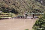 Hydroelectric project on the Urubamba river near Machu Picchu Pueblo
