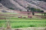 Farm houses in the Urubamba valley