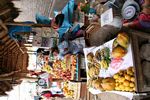 Fruit market in Ollantaytambo