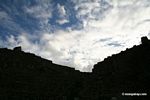 Machu Picchu silhouette