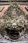 Stone face at Puri Saren Agung (Ubud, Bali) 