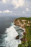 Dramatic seaside cliffs of Uluwatu (Jimbaran, Bali) 
