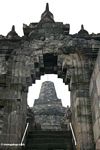 Archway at Borobudur (Java) 