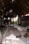 Inside of an abandoned cabin outside Tanjung Puting National Park (Kalimantan, Borneo (Indonesian Borneo)) 